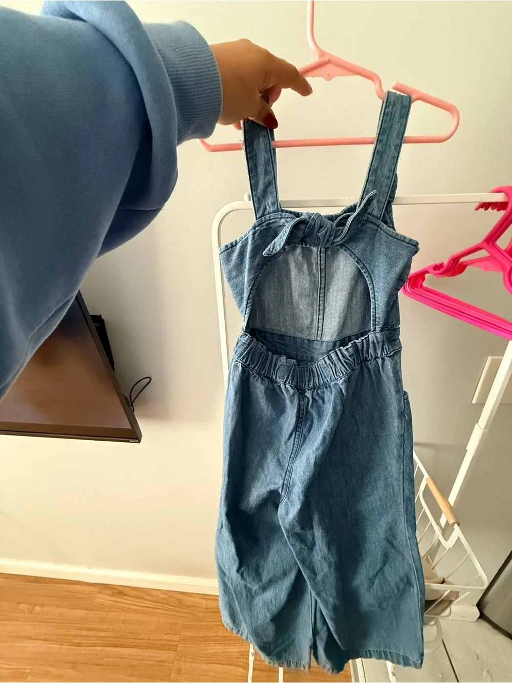 Cat & Jack Light Blue Denim Kids One-Piece Overalls